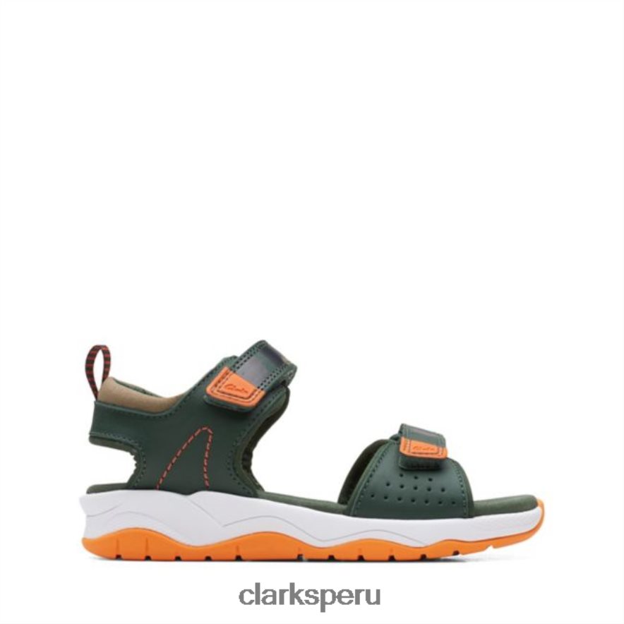 clarks caqui combi c lowder print niño caqui combi niños Clarks 40N4LX6889 combinado caqui