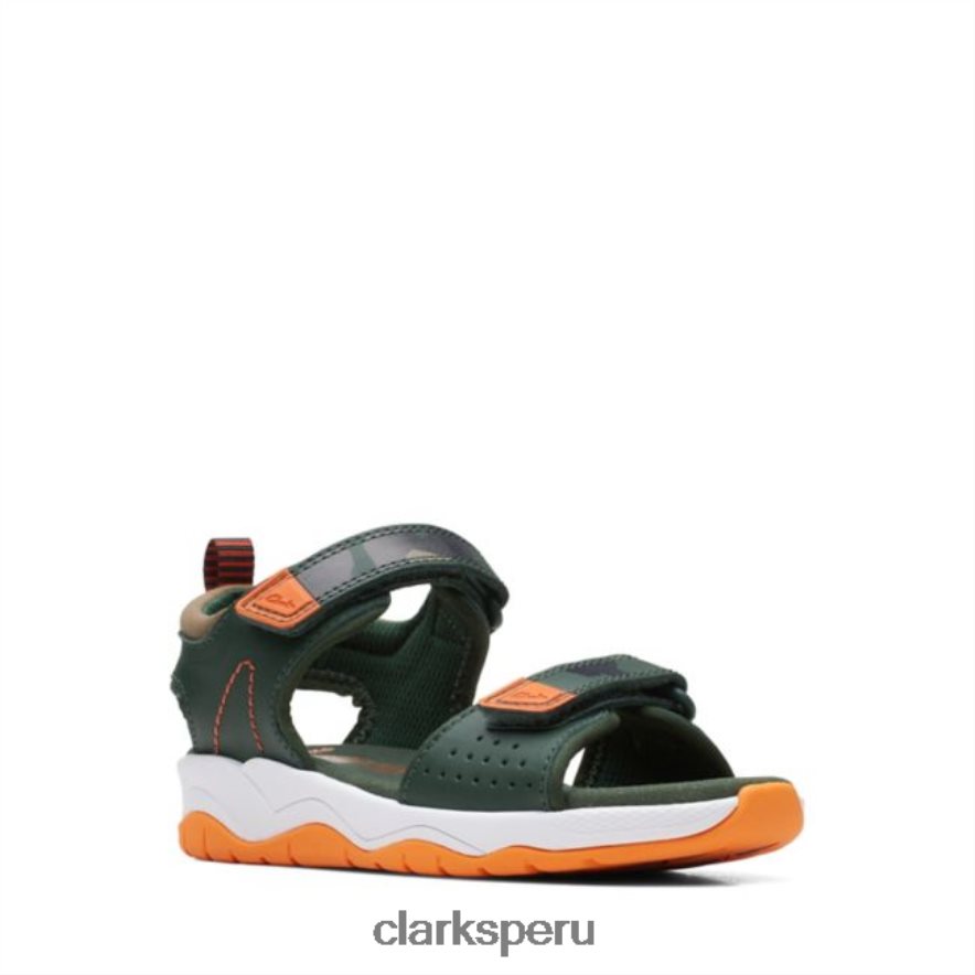 clarks caqui combi c lowder print niño caqui combi niños Clarks 40N4LX6889 combinado caqui