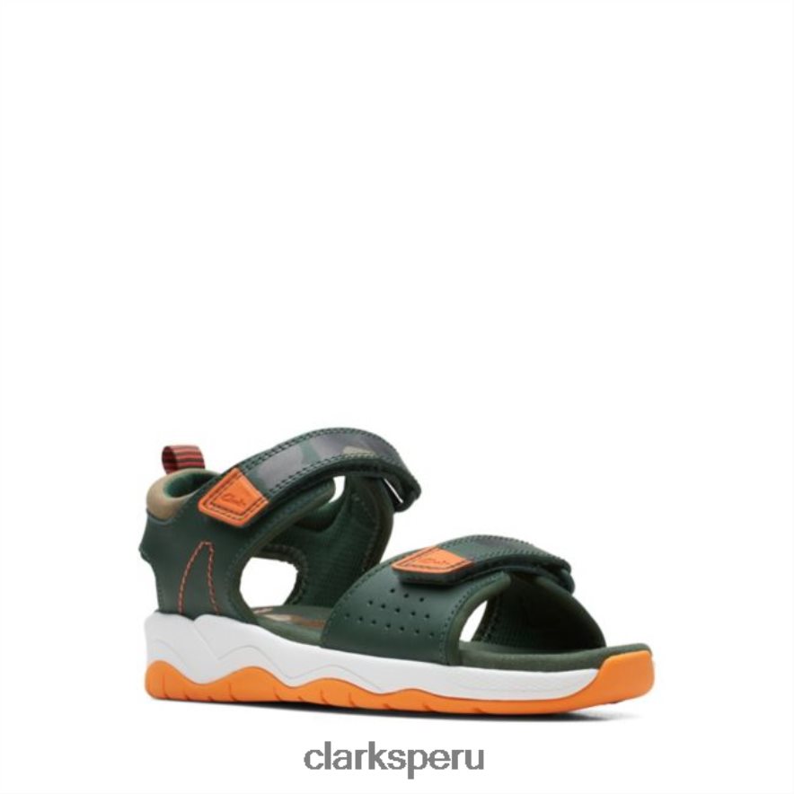combi caqui clarks c lowder print combi caqui antiguo niños Clarks 40N4LX6888 combinado caqui