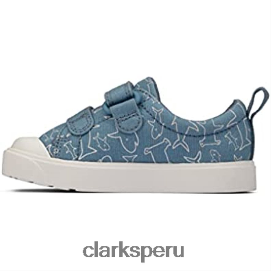 zapatos de lona infantiles city bright t niño clarks niños Clarks 40N4LX1519