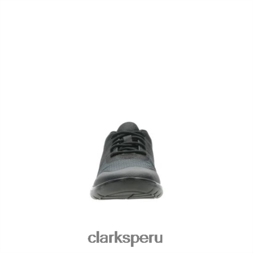 Clarks Scape Civic Inf F Fit tela negra niños Clarks 40N4LX4930 tela negra