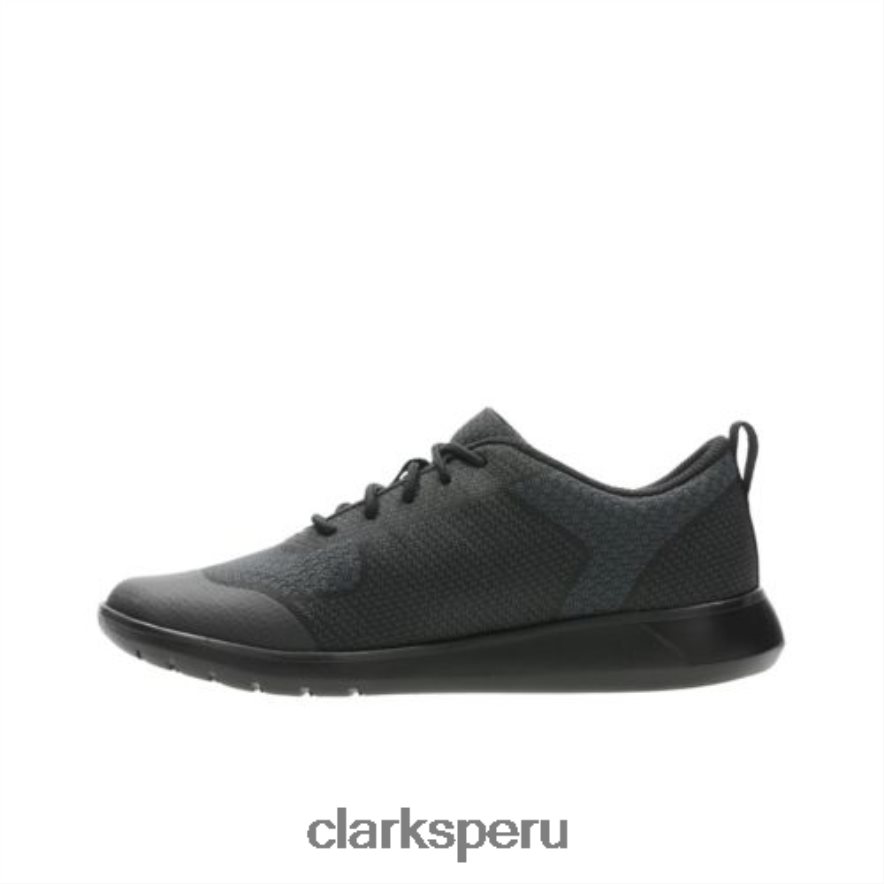 Clarks Scape Civic Inf F Fit tela negra niños Clarks 40N4LX4930 tela negra