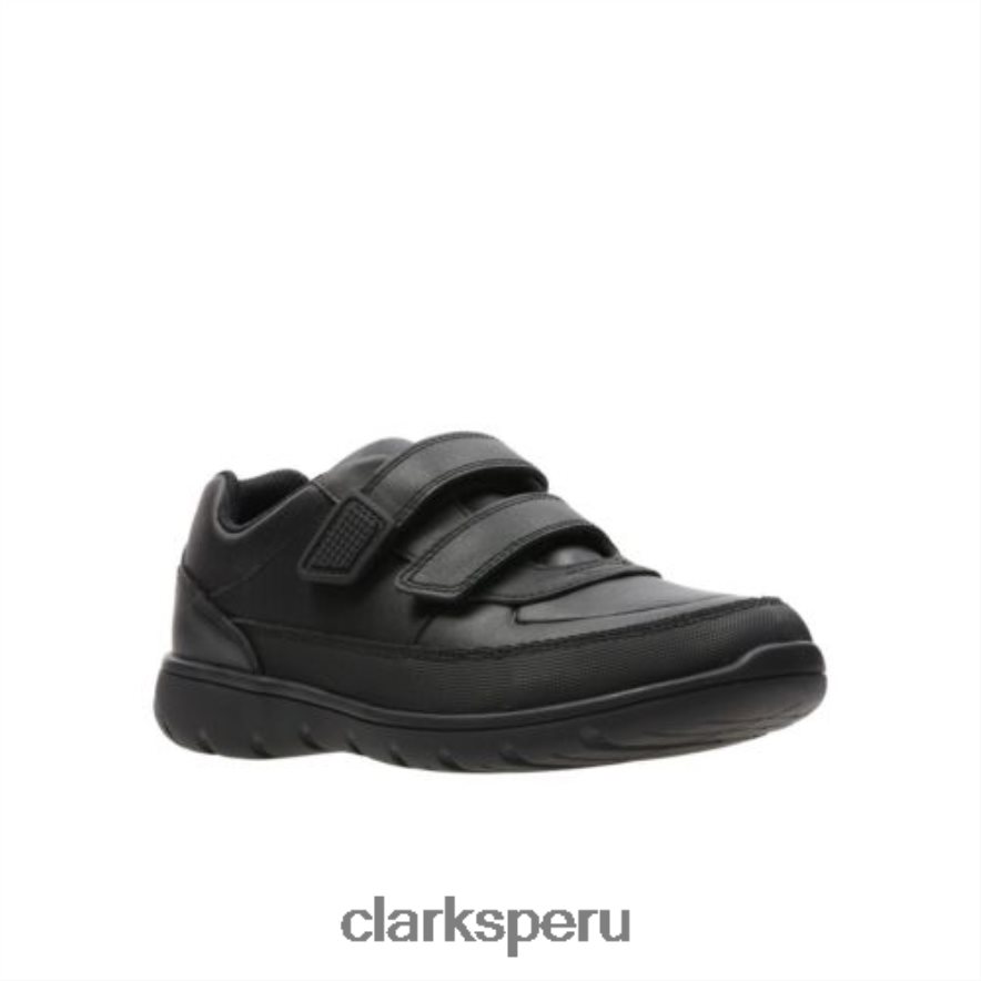 aventura walk inf h fit clarks cuero negro niños Clarks 40N4LX4885 cuero negro