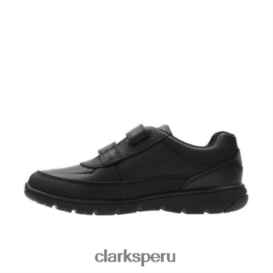 aventura walk inf h fit clarks cuero negro niños Clarks 40N4LX4885 cuero negro