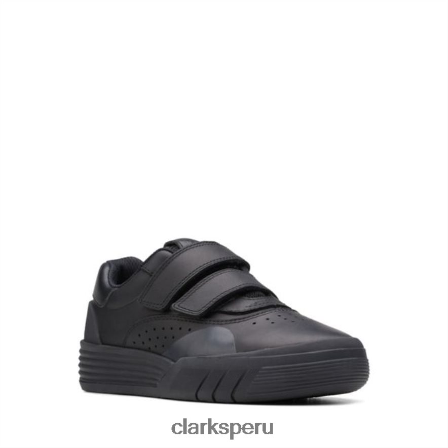 cica go kid cuero negro clarks de cuero negro niños Clarks 40N4LX5950 cuero negro