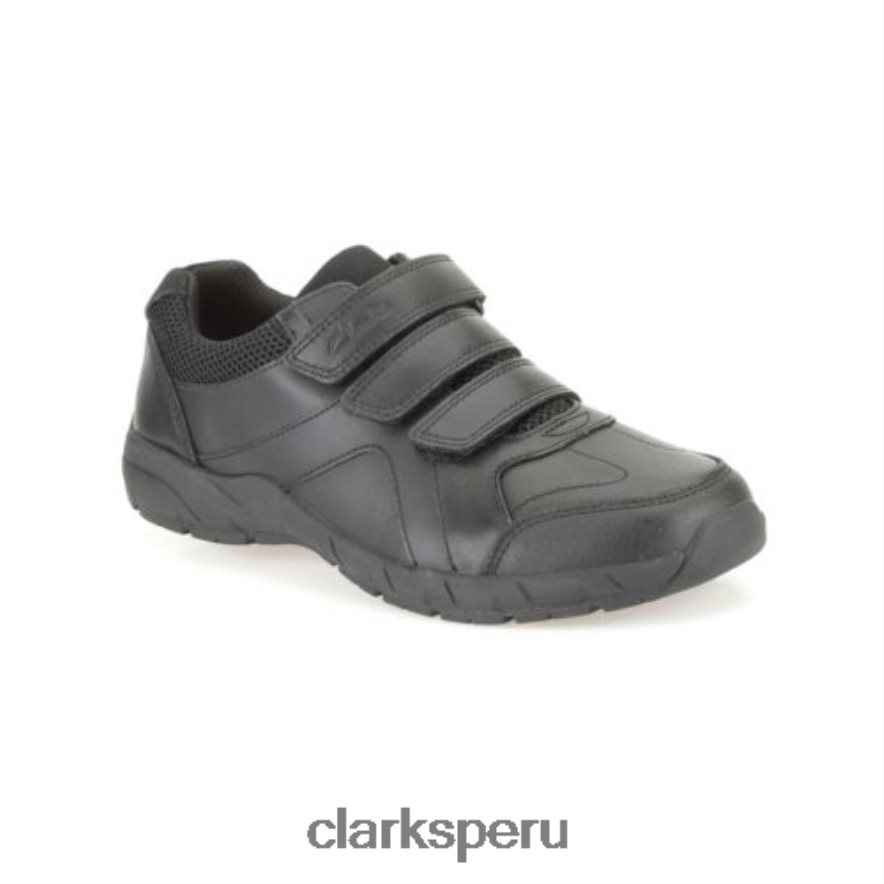 clarks air learn jnr g fit cuero negro niños Clarks 40N4LX4908 cuero negro