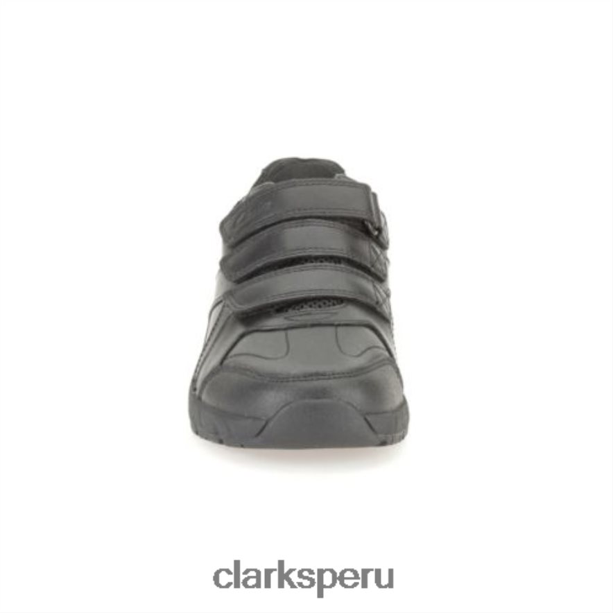 clarks air learn jnr g fit cuero negro niños Clarks 40N4LX4908 cuero negro