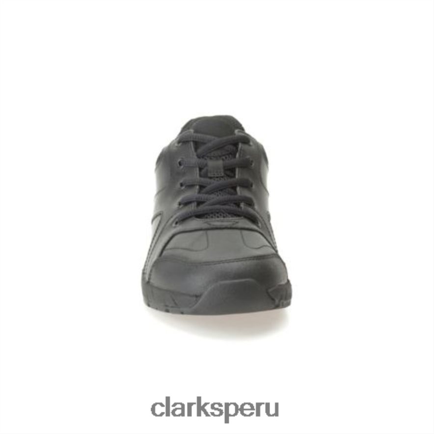 clarks air norfolk jnr f fit negros niños Clarks 40N4LX4936 negro