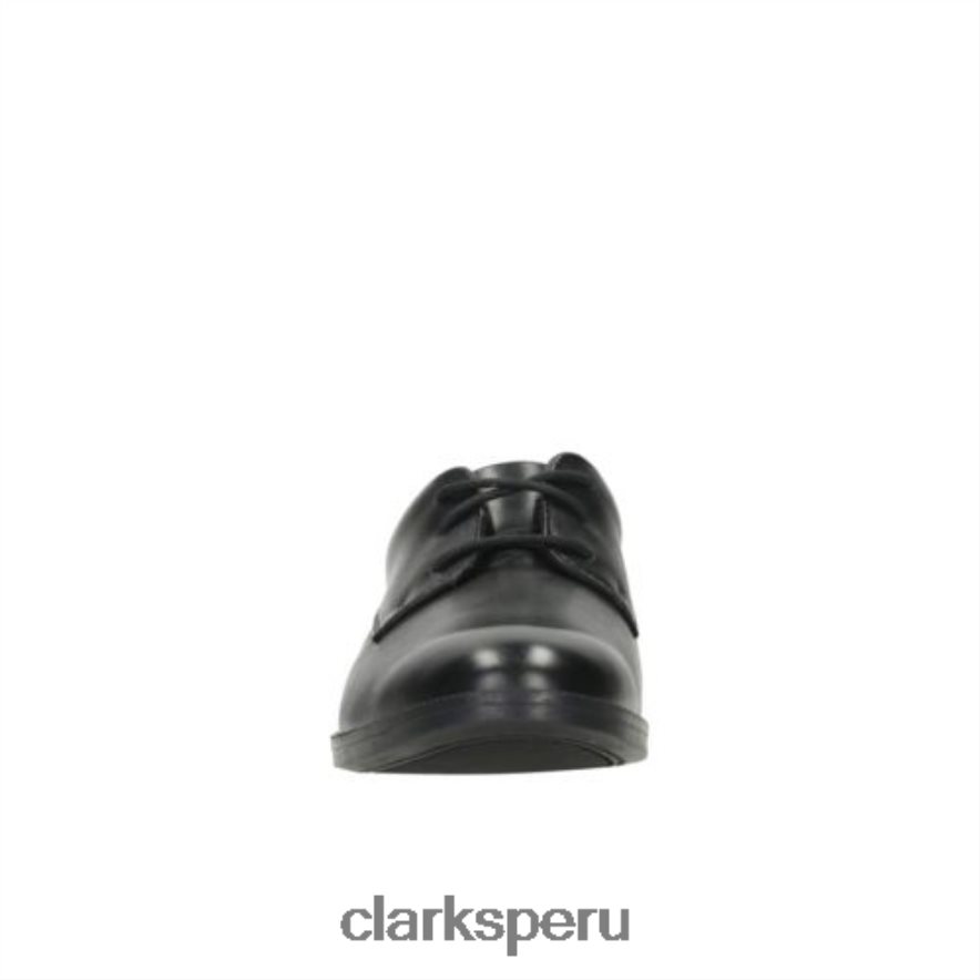 clarks cuero negro rufus edge bl e fit niños Clarks 40N4LX4929 cuero negro