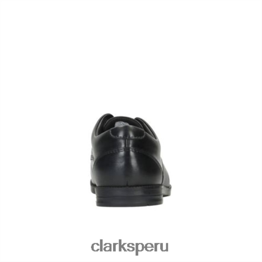 clarks cuero negro rufus edge bl e fit niños Clarks 40N4LX4929 cuero negro
