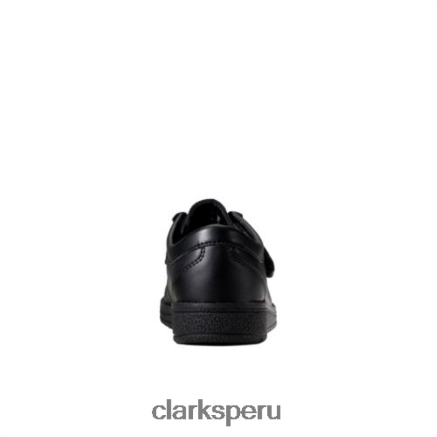 clarks mendip pure jnr f fit cuero negro niños Clarks 40N4LX4868 cuero negro