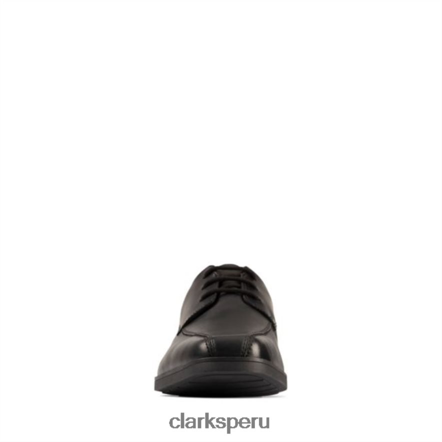 clarks scala step juvenil cuero negro cuero negro niños Clarks 40N4LX5850 cuero negro
