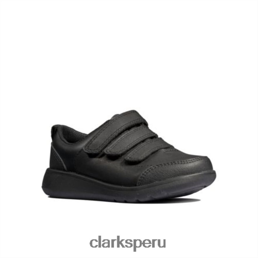 clarks scape sky inf g fit cuero negro niños Clarks 40N4LX4906 cuero negro
