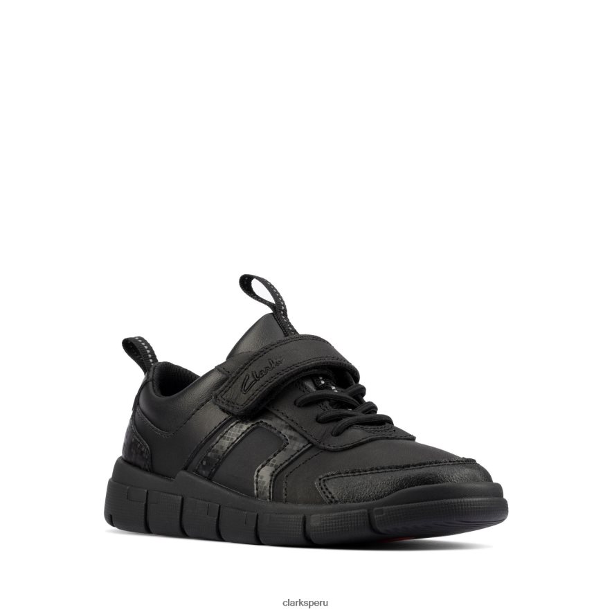 codificar brillante k clarks cuero negro niños Clarks 40N4LX3855 cuero negro