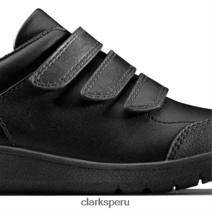 cuero negro clarks scape sky niño cuero negro niños Clarks 40N4LX5840 cuero negro