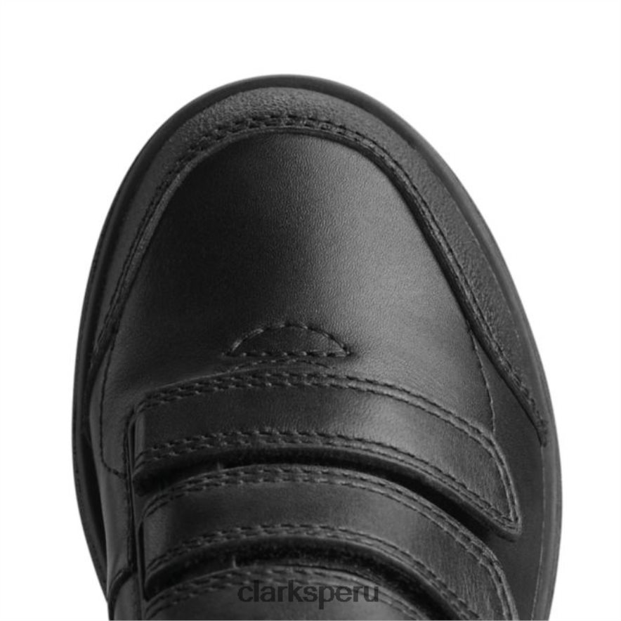 cuero negro clarks scape sky niño cuero negro niños Clarks 40N4LX5840 cuero negro