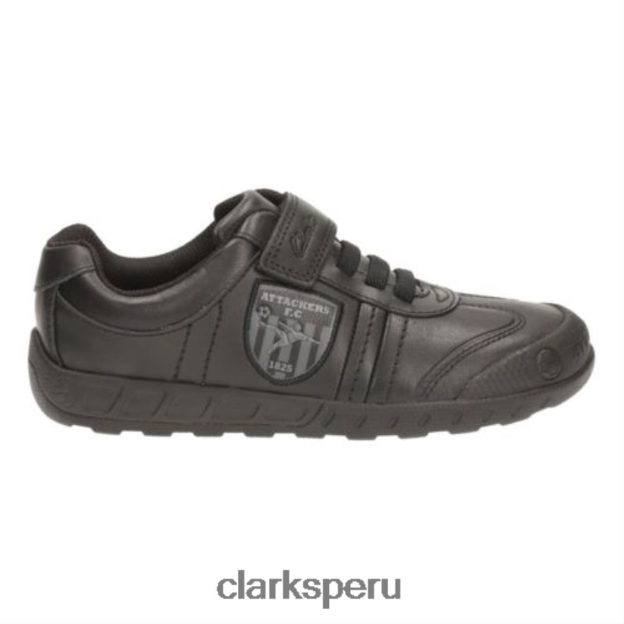 leaderplay inf f fit clarks cuero negro niños Clarks 40N4LX4879 cuero negro