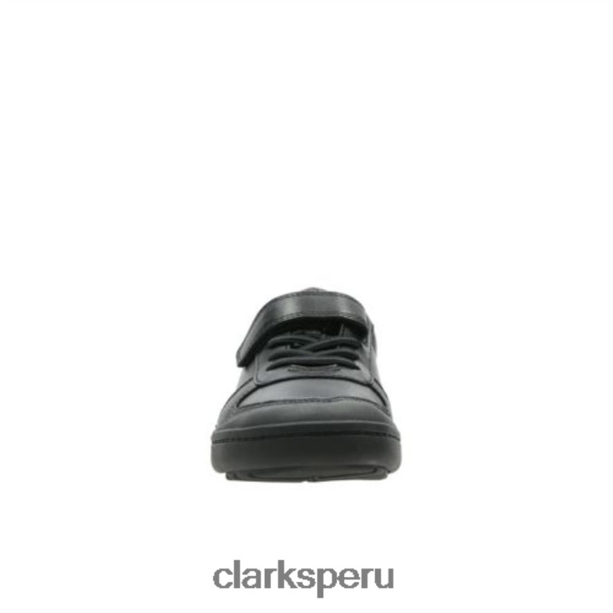 rock verve inf g fit clarks cuero negro niños Clarks 40N4LX4877 cuero negro