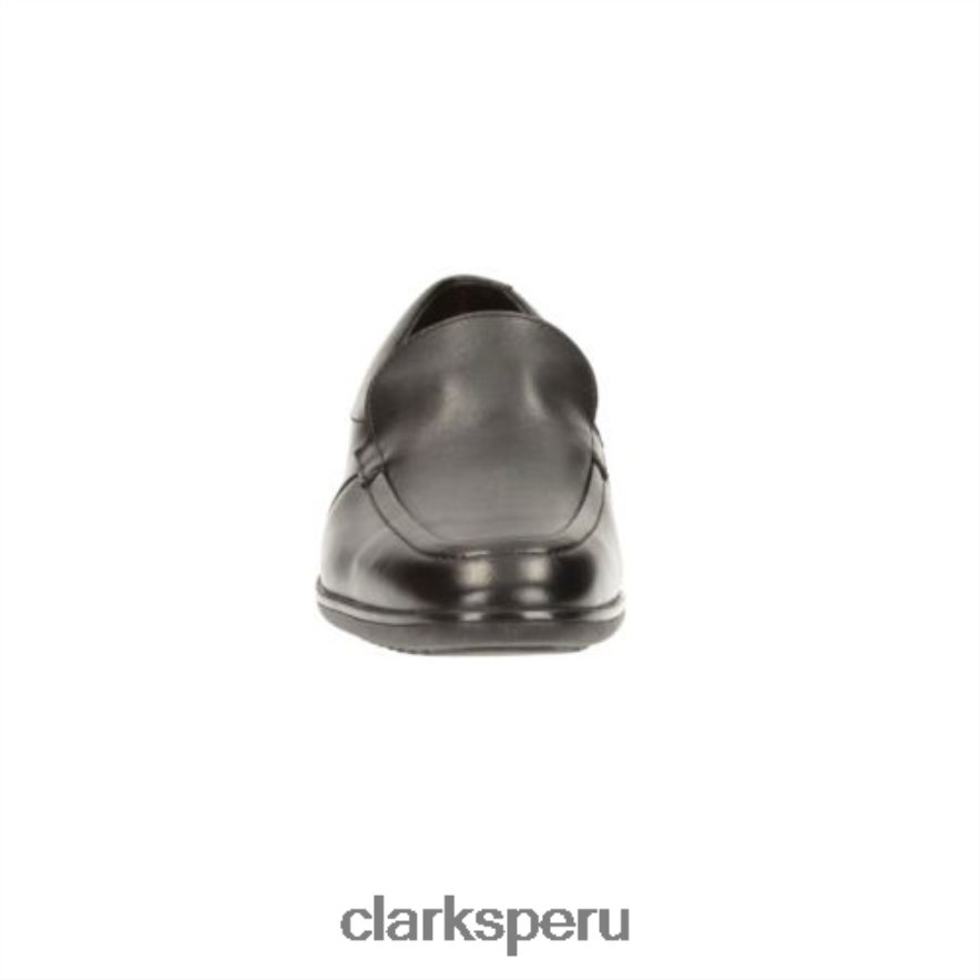 willis step bl e fit clarks cuero negro niños Clarks 40N4LX4935 cuero negro