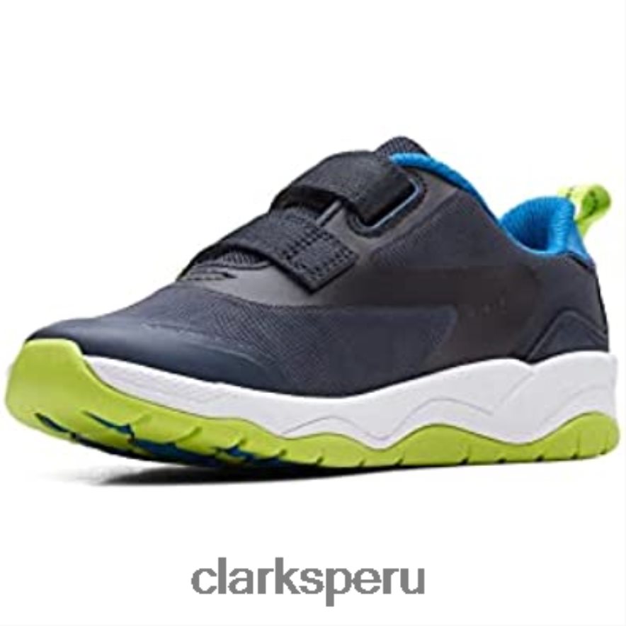 Zapatillas c lowder race niño textil azul clarks niños Clarks 40N4LX639