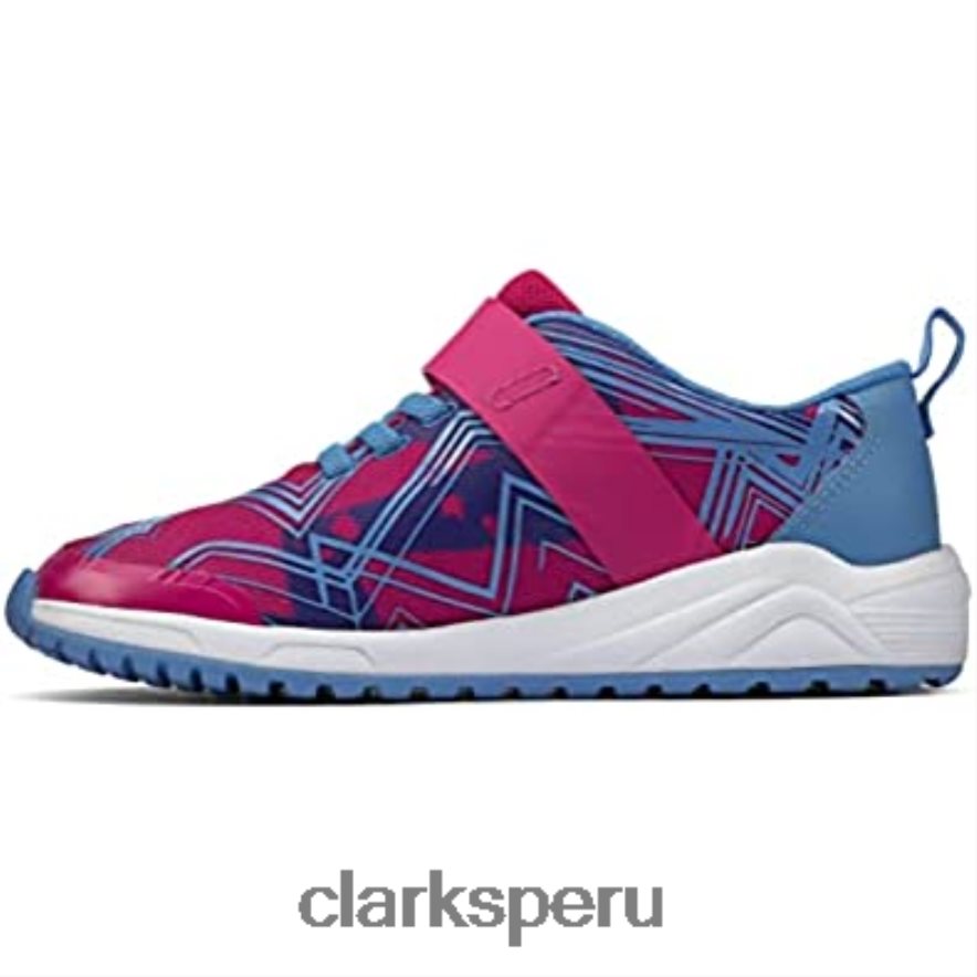 Zapatillas clarks aeon pace niño textil rosa niños Clarks 40N4LX1618