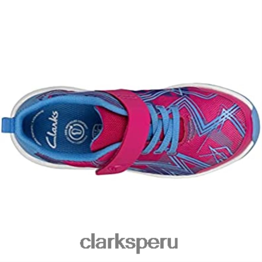 Zapatillas clarks aeon pace niño textil rosa niños Clarks 40N4LX1618