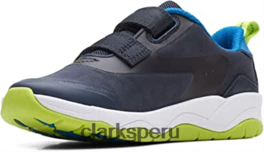 Zapatillas clarks lowder race niño textil azul niños Clarks 40N4LX640