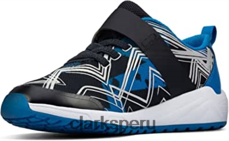 Zapatillas de deporte azules para niños Aeon Pace de clarks niños Clarks 40N4LX550 azul