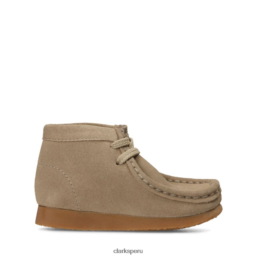 bota wallabee gamuza arena clarks gamuza arena niños Clarks 40N4LX5789 gamuza arena