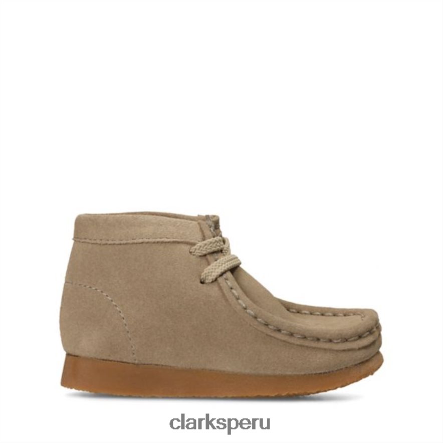 bota wallabee gamuza arena clarks gamuza arena niños Clarks 40N4LX5789 gamuza arena