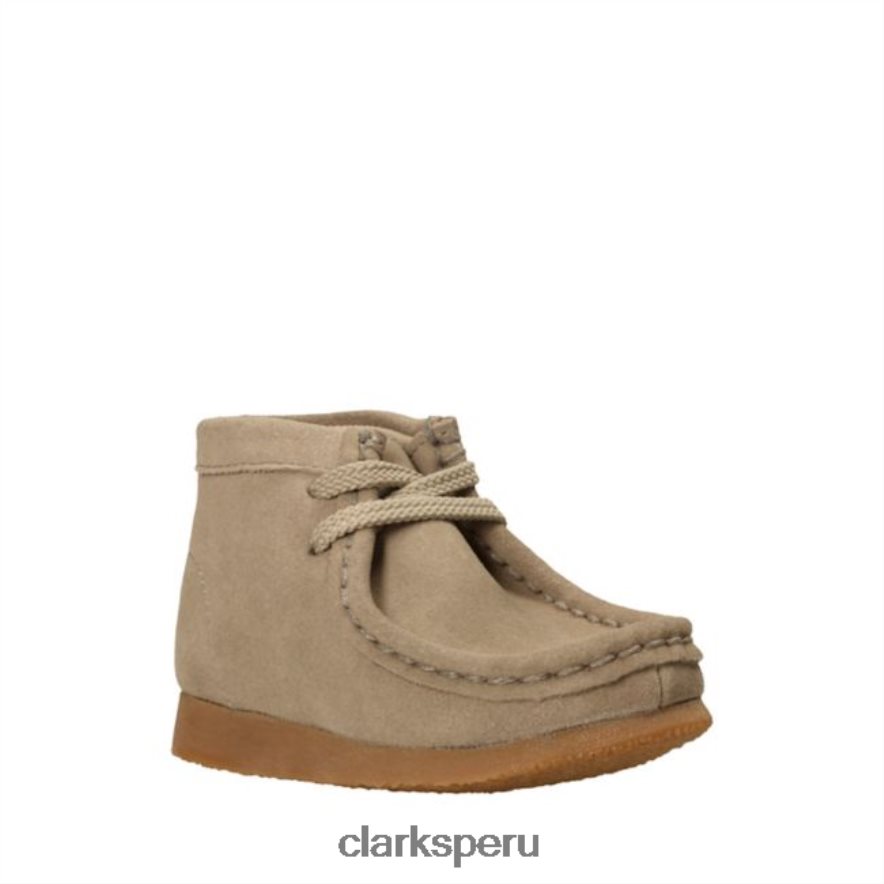 bota wallabee gamuza arena clarks gamuza arena niños Clarks 40N4LX5789 gamuza arena