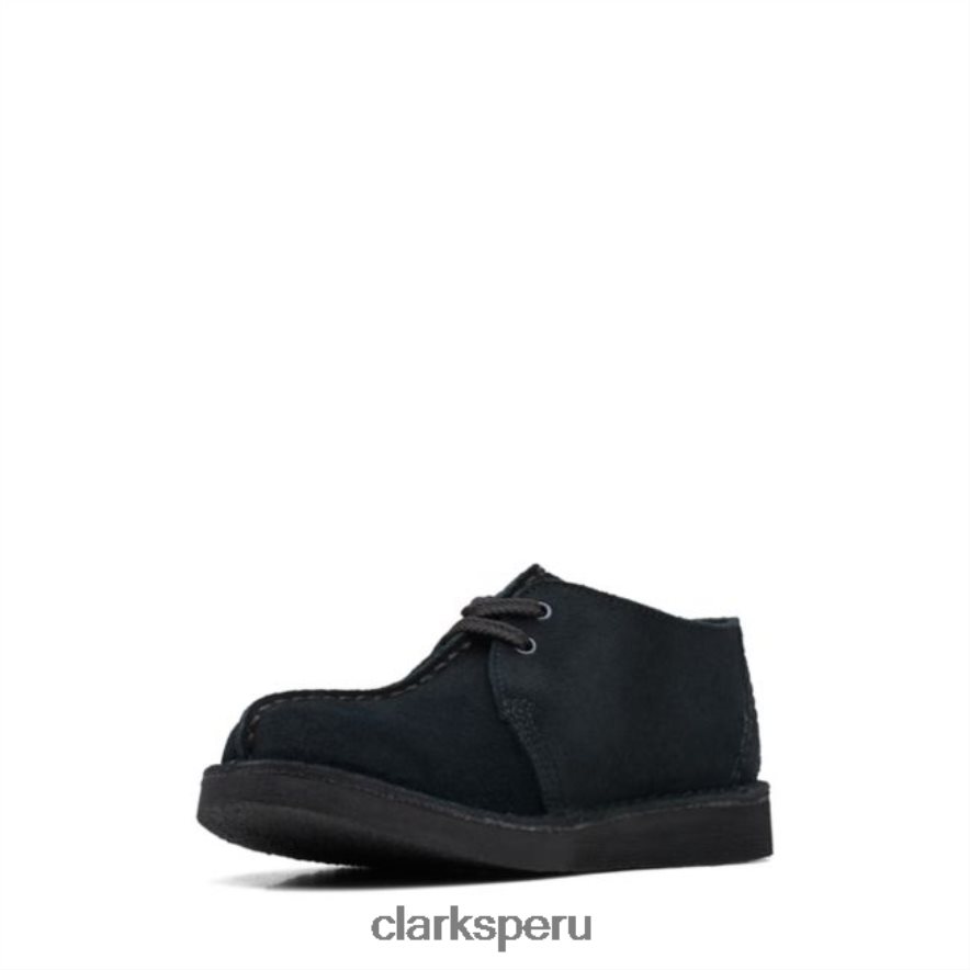 clarks de gamuza negra antigua desert trek niños Clarks 40N4LX6892 ante negro