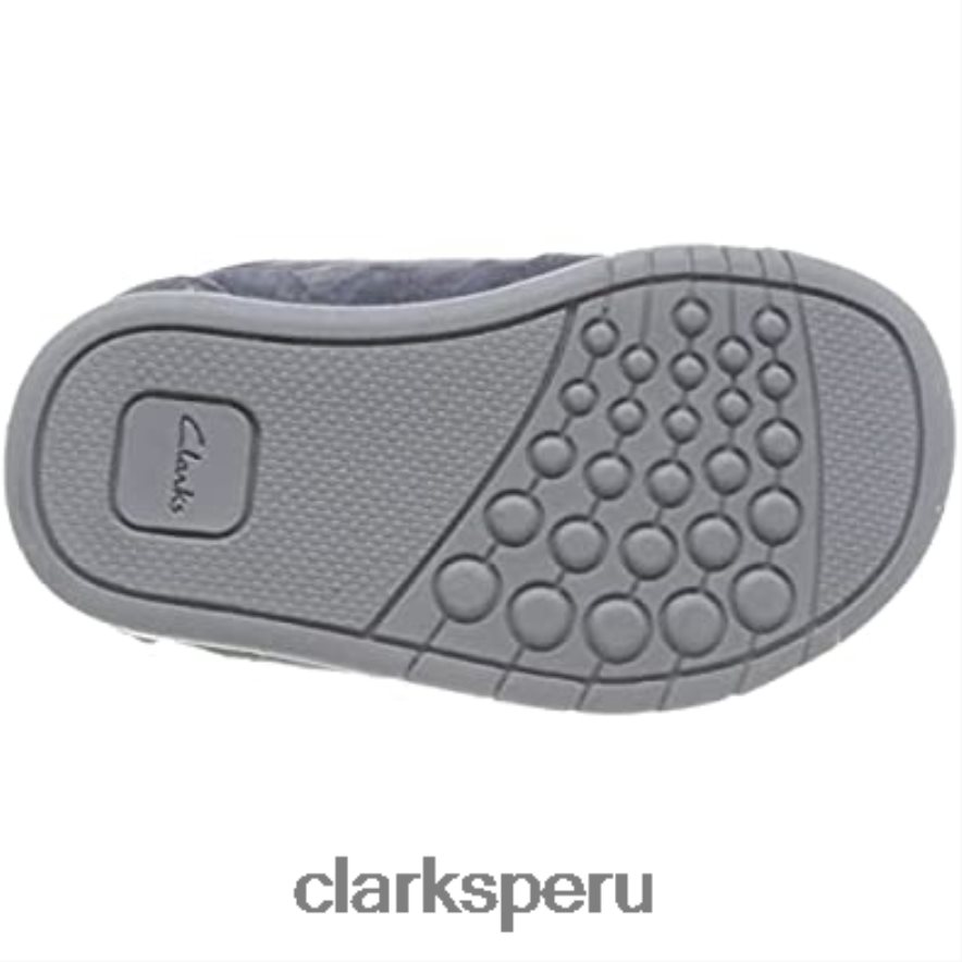 Zapatilla clarks rex park t marino piel niño niños Clarks 40N4LX96 cuero azul marino
