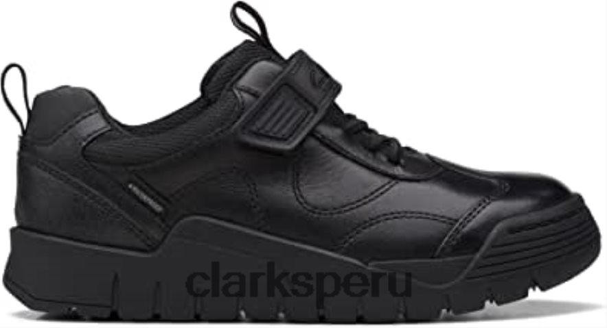 Zapatos clarks scooter dry niño piel negro impermeable niños Clarks 40N4LX922