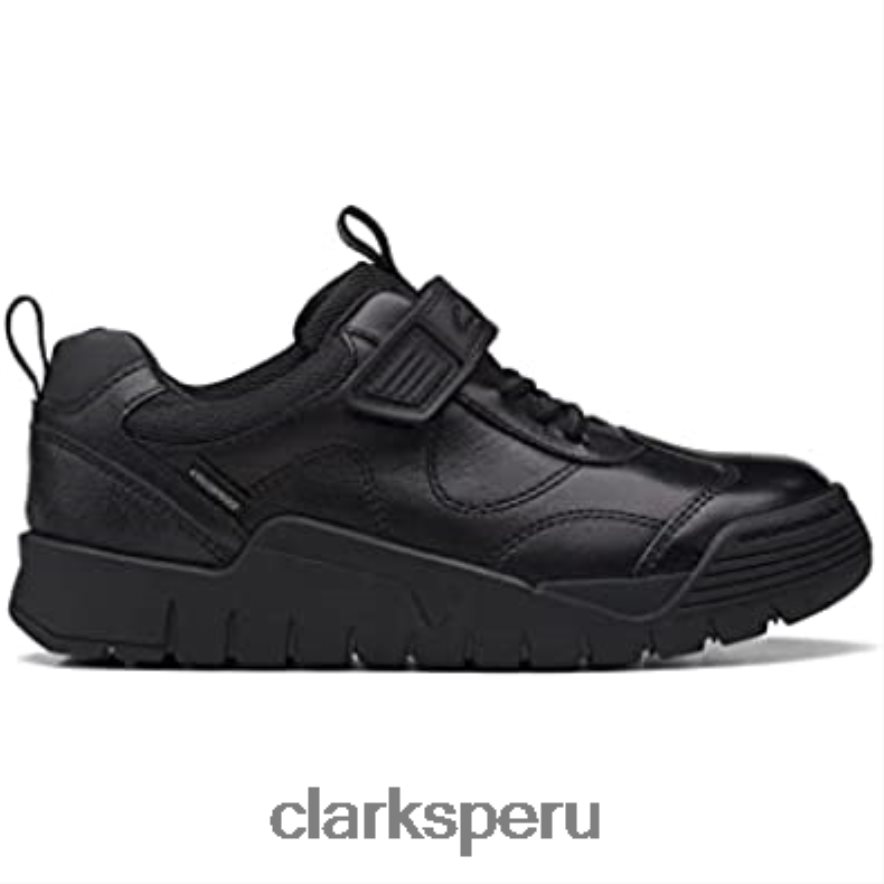 Zapatos clarks scooter dry niño piel negro impermeable niños Clarks 40N4LX922
