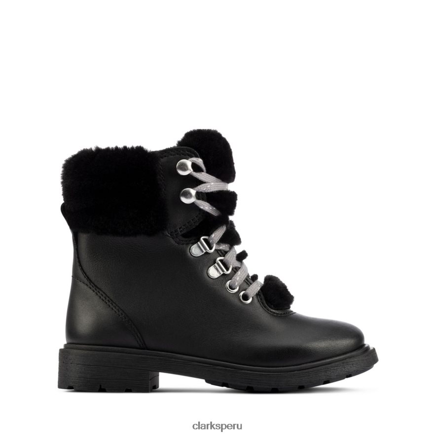 astrol excursionista niño cuero negro clarks cuero negro niños Clarks 40N4LX5799 cuero negro