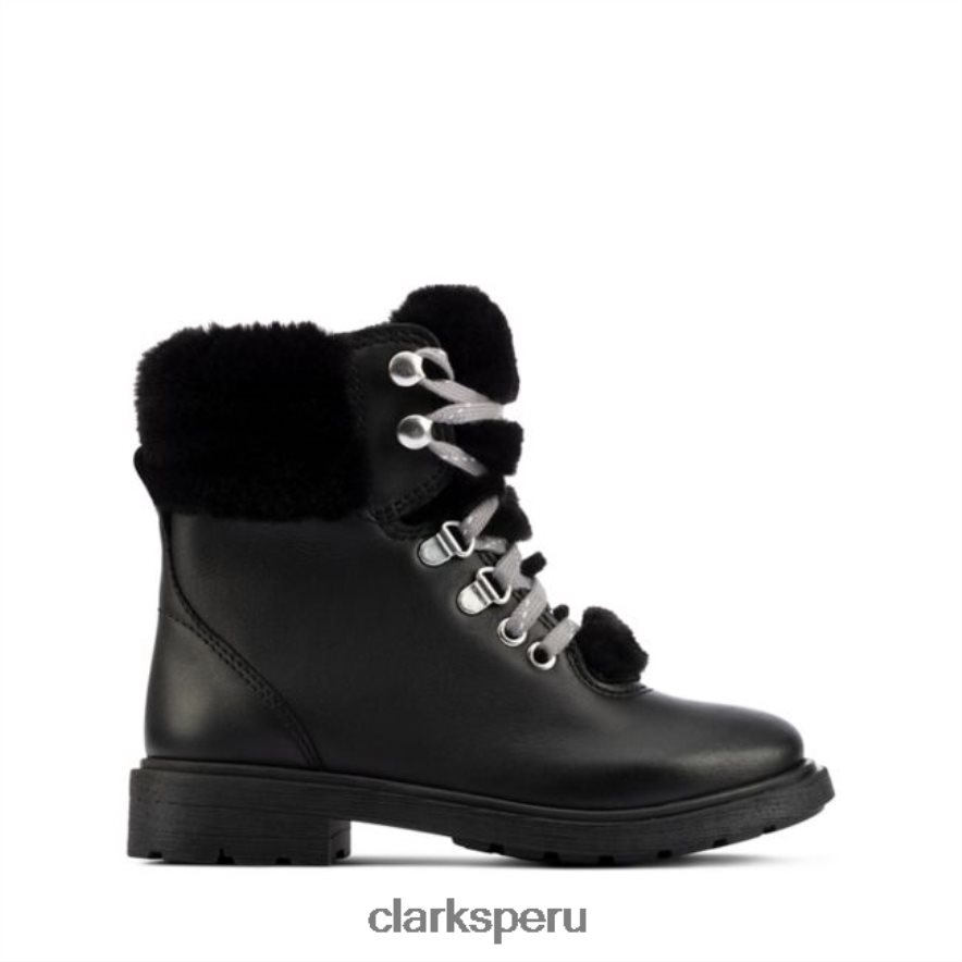 astrol excursionista niño cuero negro clarks cuero negro niños Clarks 40N4LX5799 cuero negro