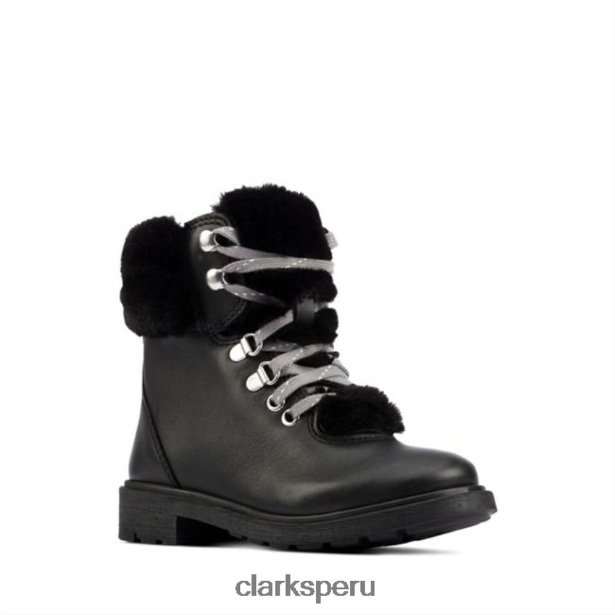 astrol excursionista niño cuero negro clarks cuero negro niños Clarks 40N4LX5799 cuero negro