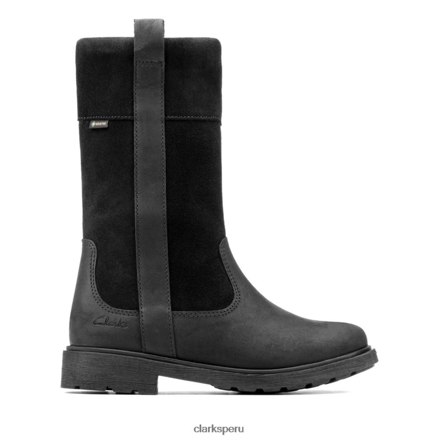 astrol hi gore-tex niño cuero negro clarks de cuero negro niños Clarks 40N4LX5790 cuero negro