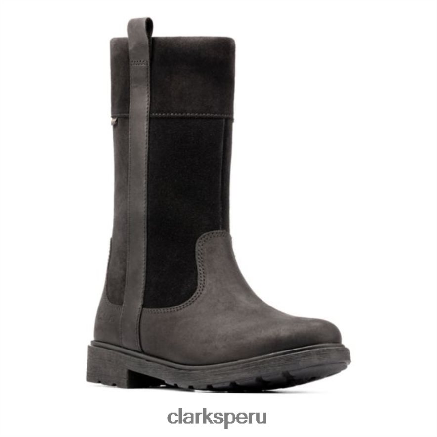 astrol hi gore-tex niño cuero negro clarks de cuero negro niños Clarks 40N4LX5790 cuero negro