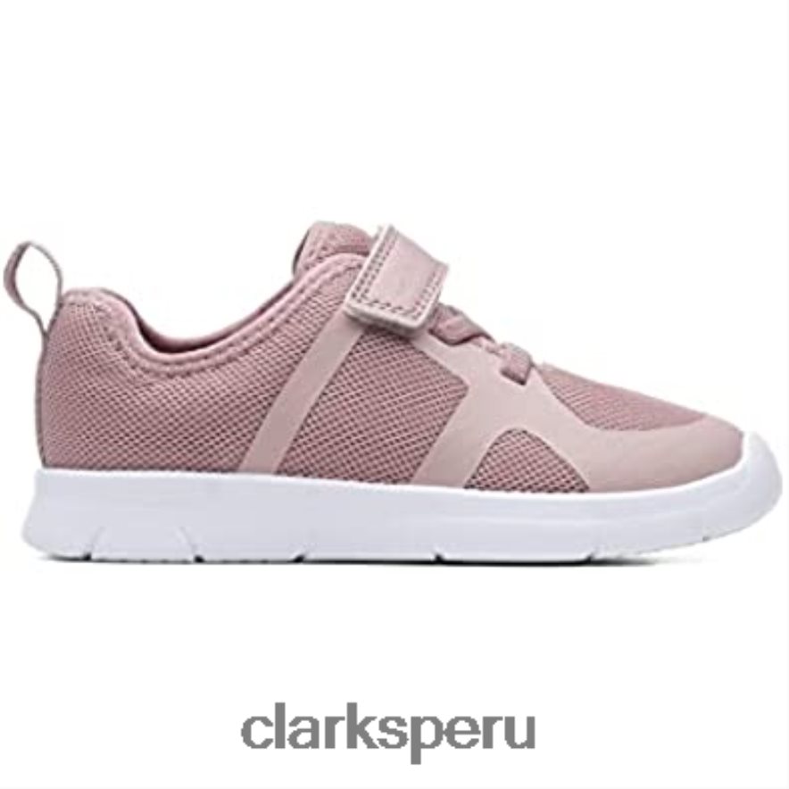 ath flux niño textil zapatos rosa clarks niños Clarks 40N4LX277