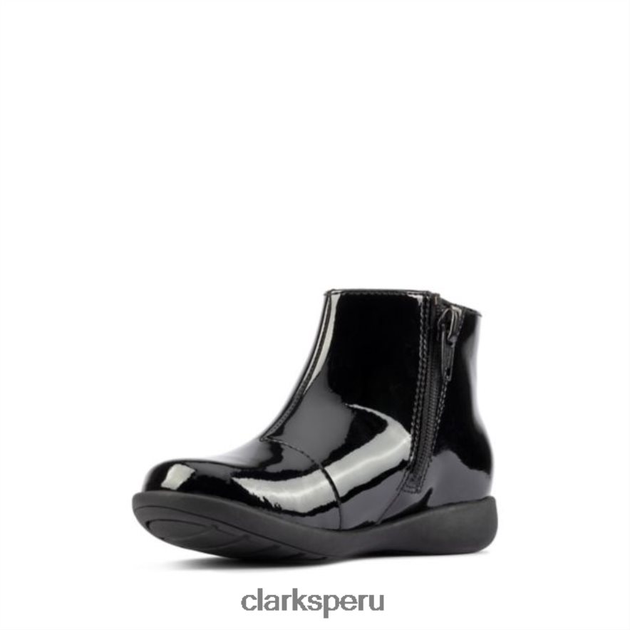 charol negro clarks etch g low niño charol negro niños Clarks 40N4LX5787 charol negro