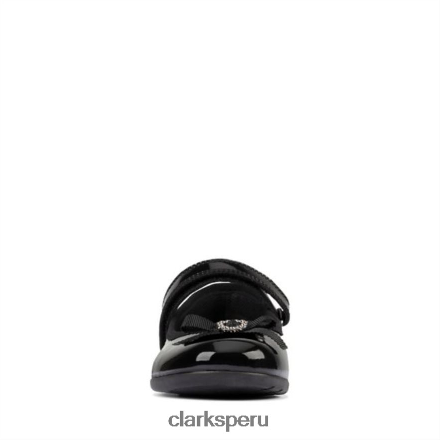 charol negro clarks scala spark kid charol negro niños Clarks 40N4LX5904 charol negro