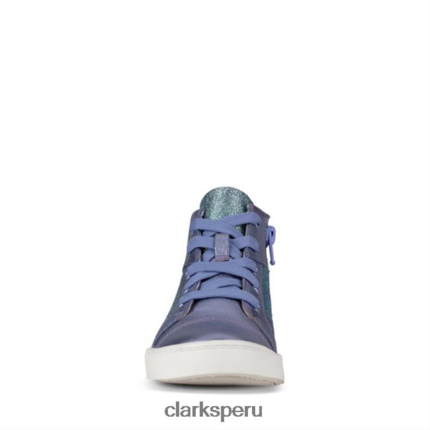 ciudad mito niño cuero lila clarks cuero lila niños Clarks 40N4LX5767 cuero lila