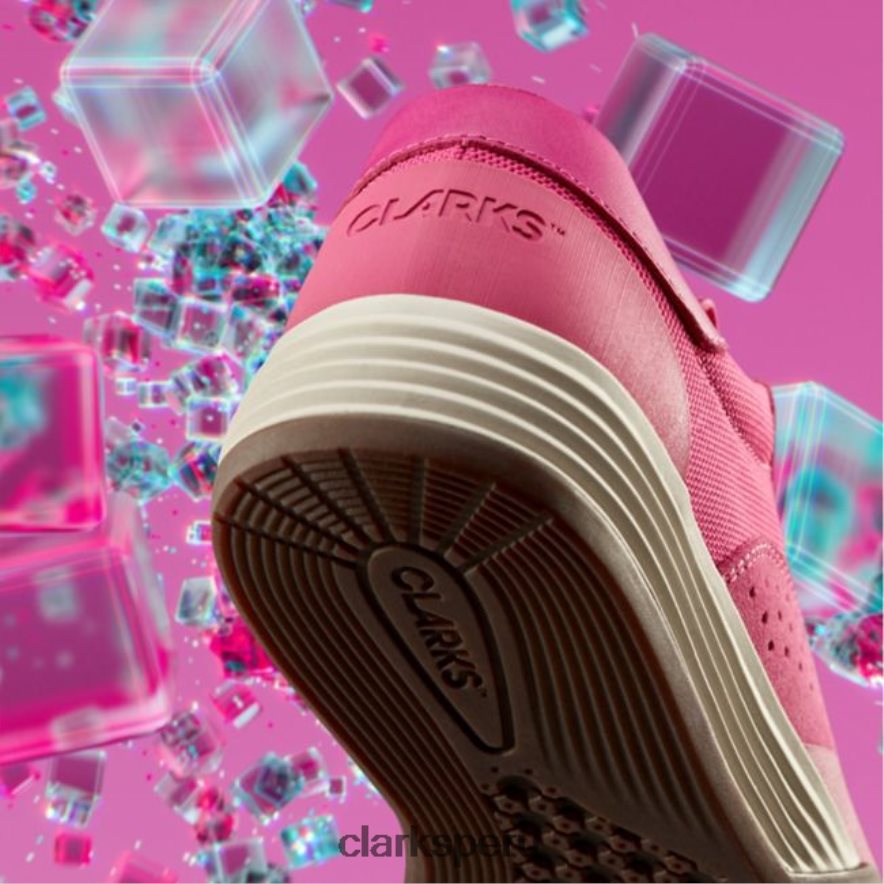 clarks ante rosa cica kid ante rosa niños Clarks 40N4LX6857 gamuza rosa