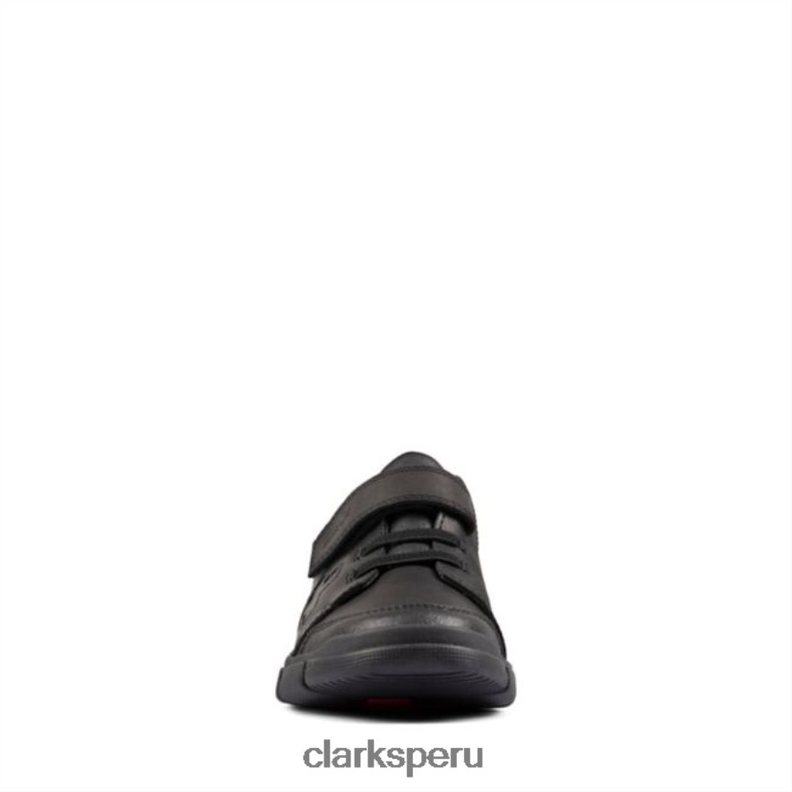 clarks de cuero negro encode flash niño cuero negro niños Clarks 40N4LX5896 cuero negro