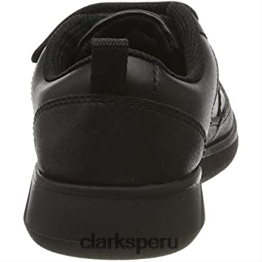clarks negro scape flare y uniforme zapato vestir niño niños Clarks 40N4LX2728 cuero negro cuero negro