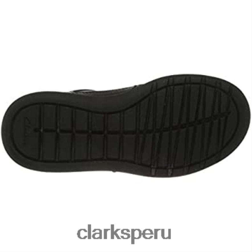 clarks negro scape flare y uniforme zapato vestir niño niños Clarks 40N4LX2728 cuero negro cuero negro