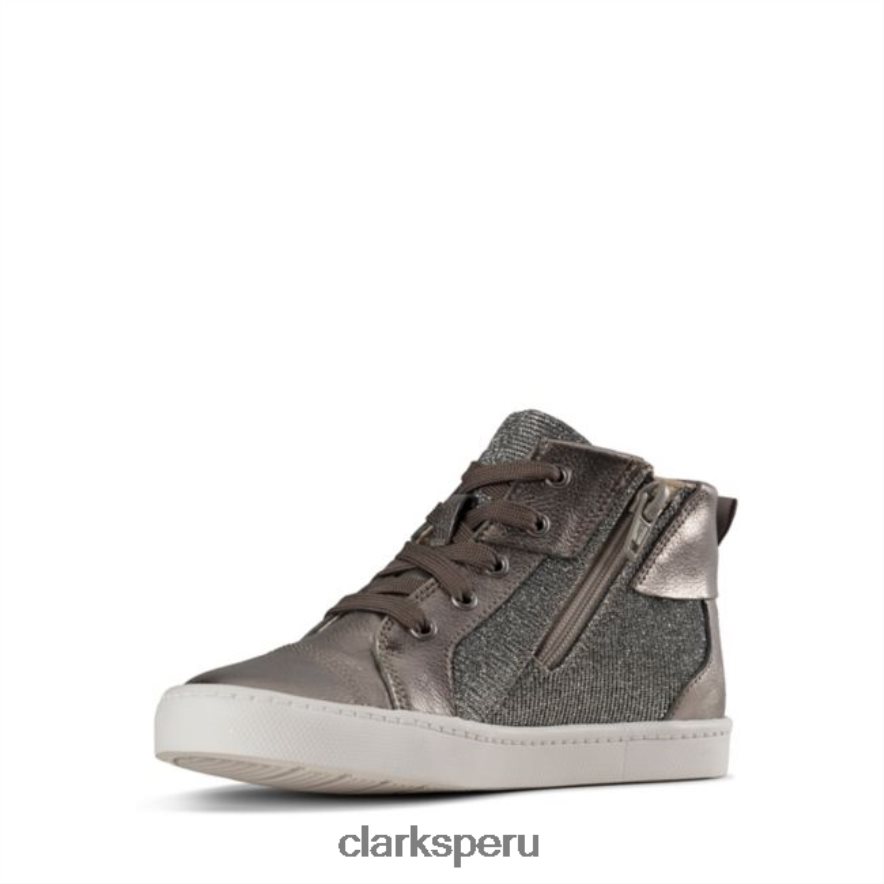 clarks peltre cuero ciudad mito niño peltre cuero niños Clarks 40N4LX5753 cuero peltre