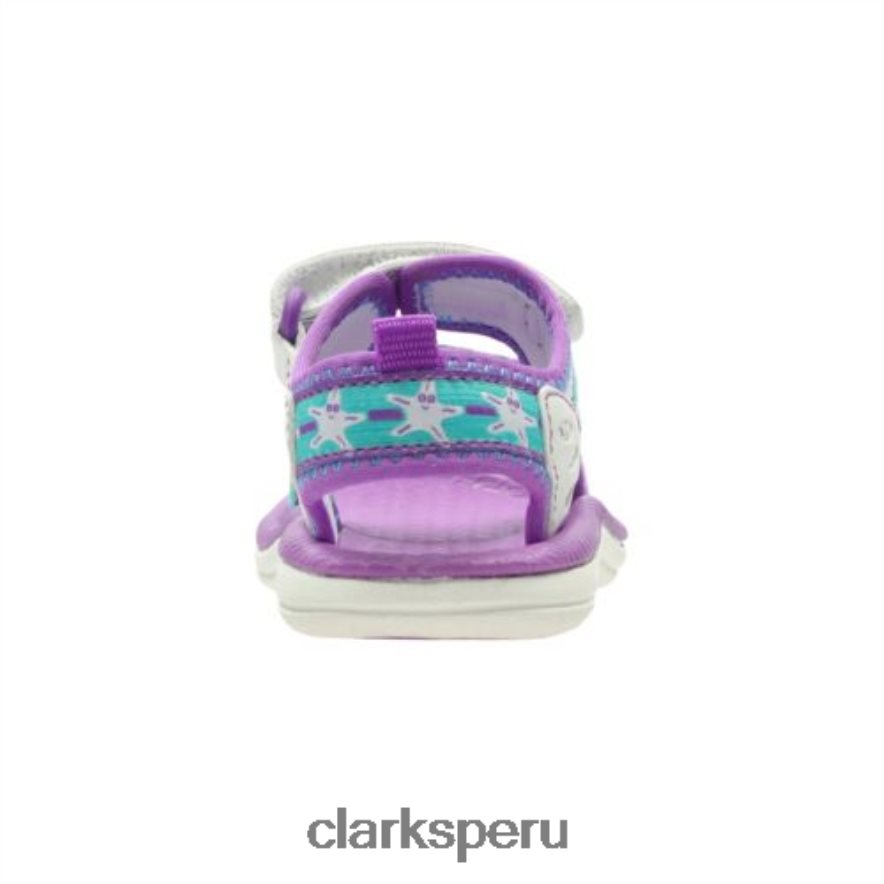 clarks star games fst f fit blanco textil niños Clarks 40N4LX4762 textil blanco